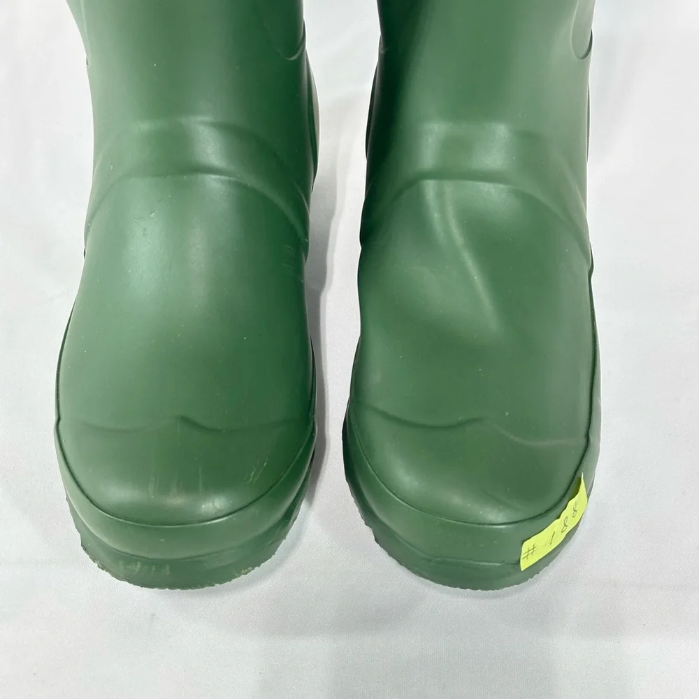 #188 Hunter Women's Original Tall Rain Boots - Green US 5 EUR 36